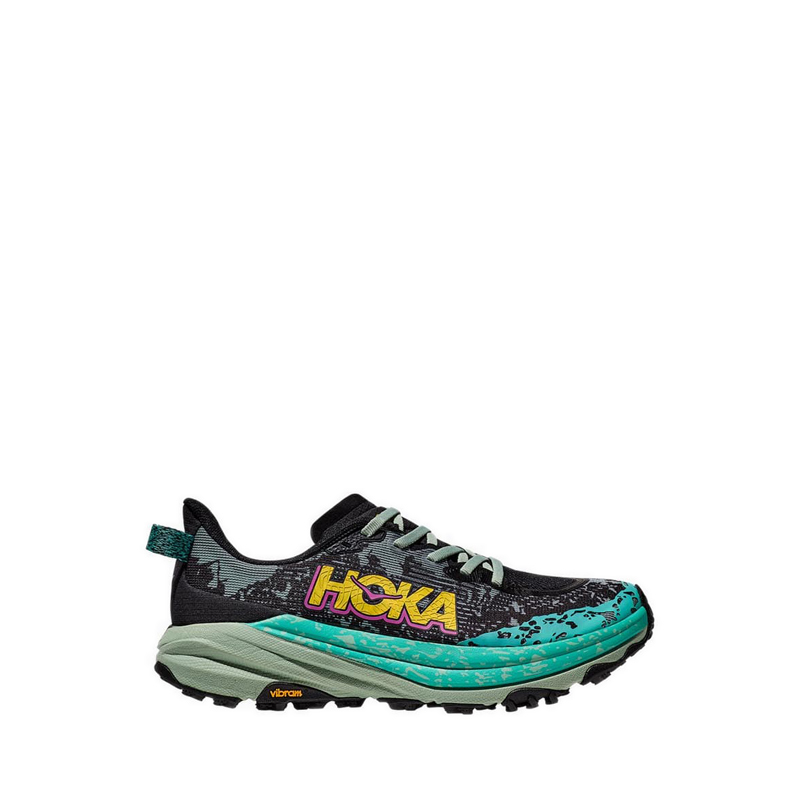 Speedgoat 6 Women's Running Shoes - Black / Aloe Vera
