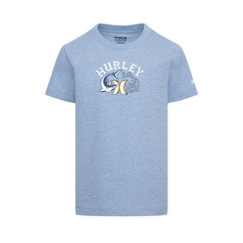 Hurley Shark Flash Tee - Grey
