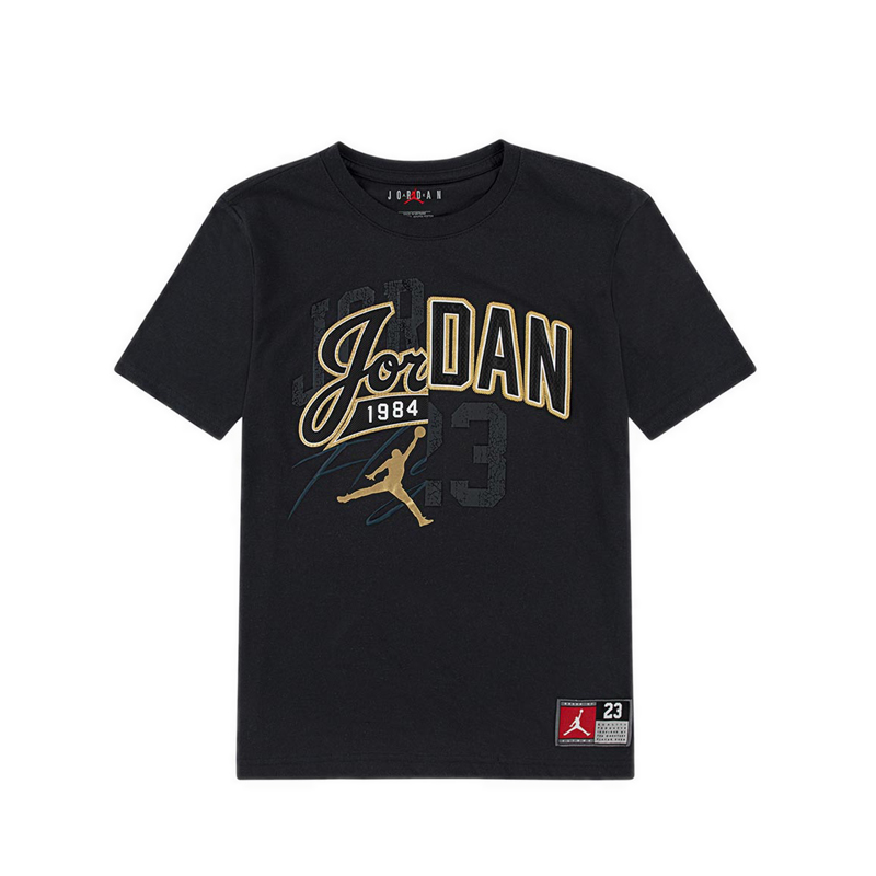 Varsity Boy's T-shirt - Black