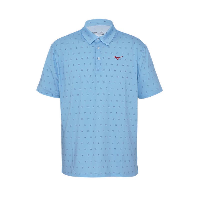 GOLF FLORAL PRINT POLO MEN'S - LITE BLUE