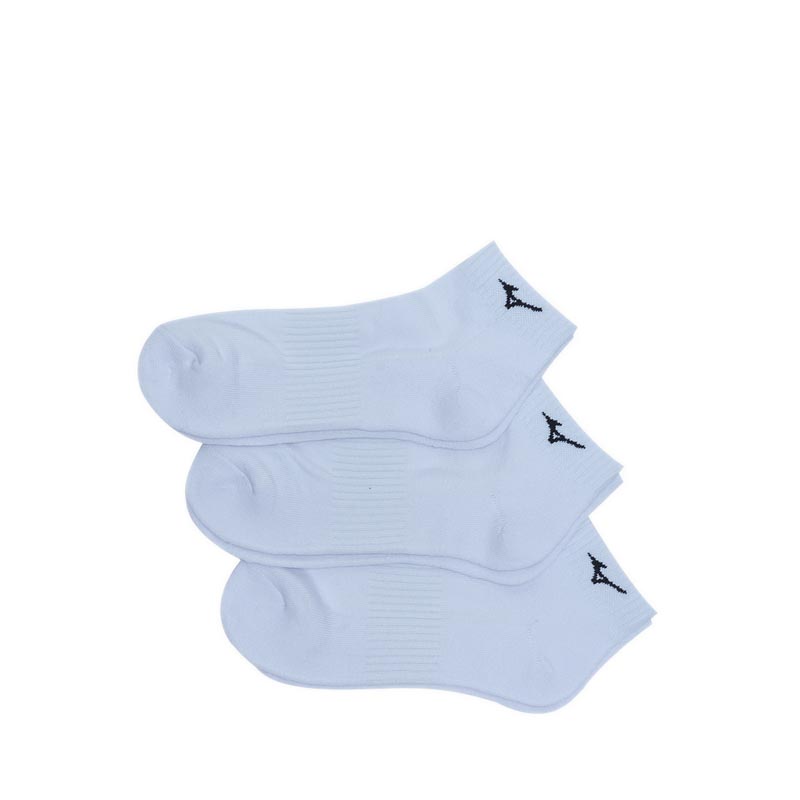 Short Length Golf Socks 3p Unisex's Socks - White