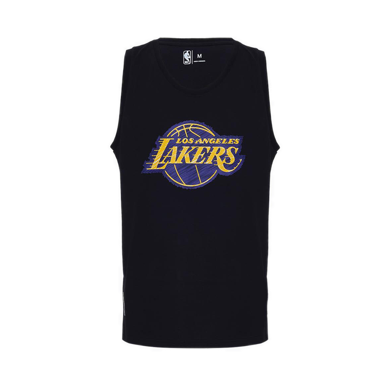 LAKERS MUSCLE MEN'S TEE - BLACK