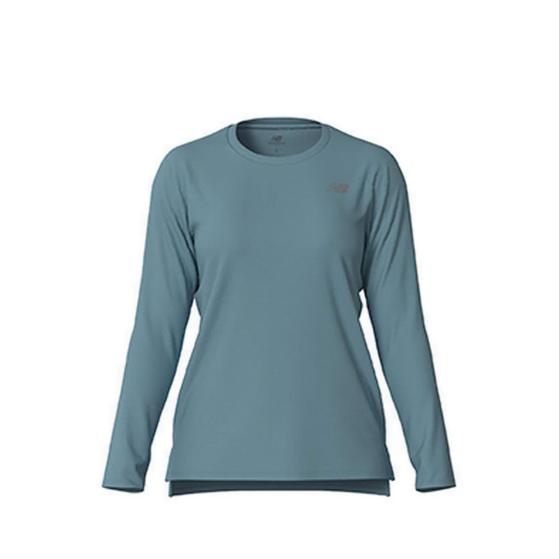 Run Long Sleeve Women's T-Shirt - Blue