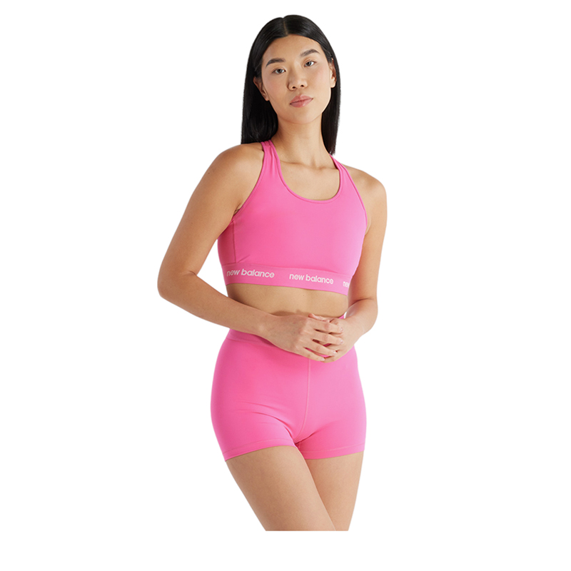 NB Sleek Medium Support Sports Women's Bra - Pink