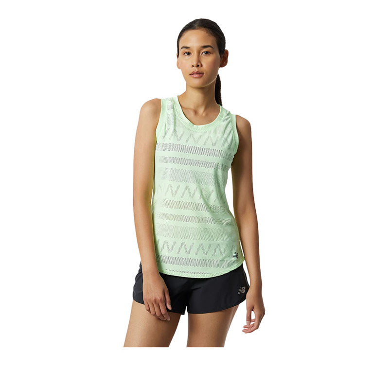 Q Speed Jacquard  Women's Tank - Vibrant Spring Glo (389)