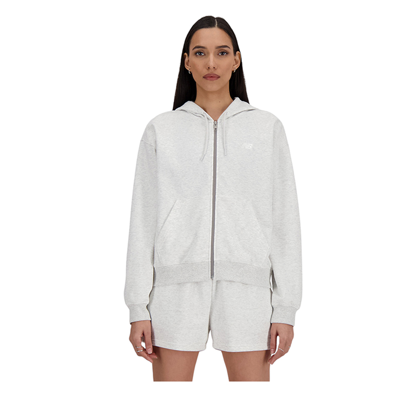 Sport Essentials French Terry Women's Full Zip Jacket - Grey