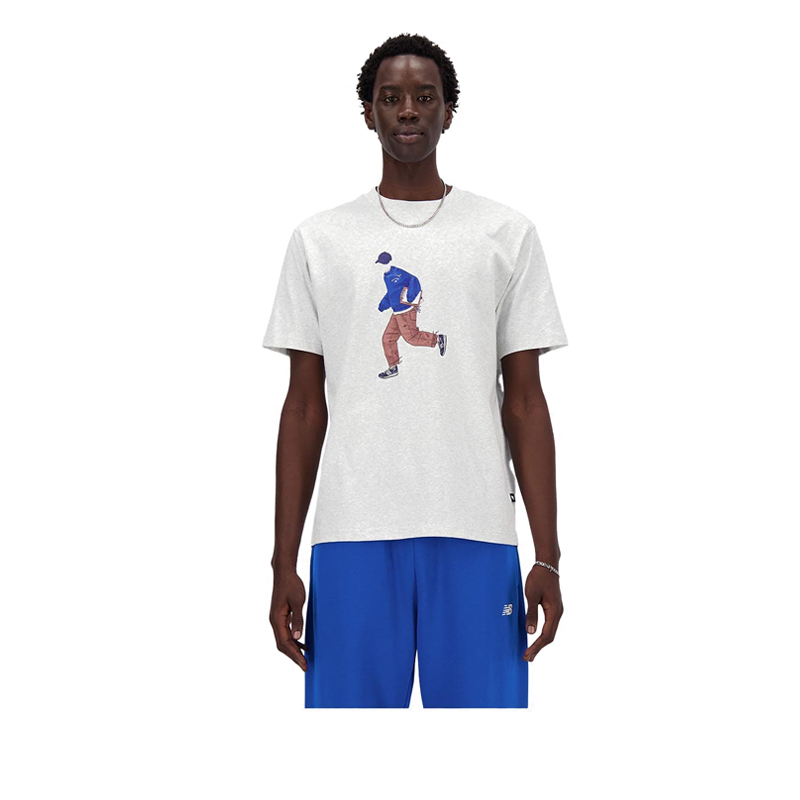 NB Athletics Sport Style Relaxed Men's T-Shirt - Grey