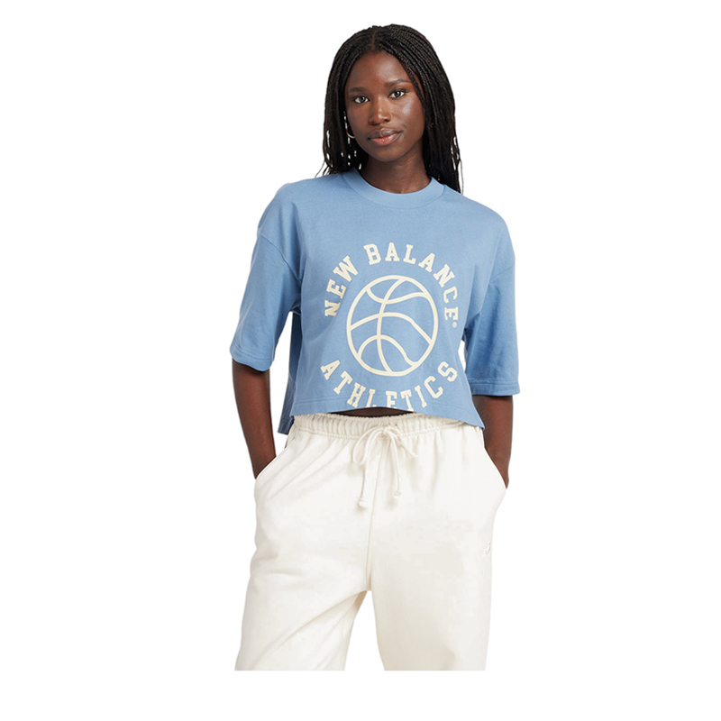 Athletics Oversized League Women's T-shirt - Blue