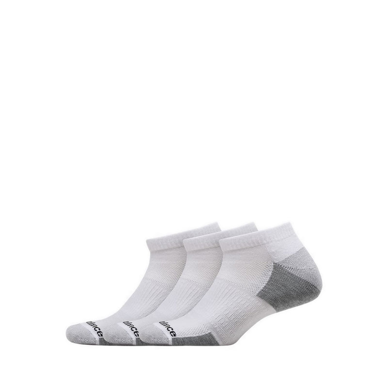 Essentials Cushioned Low Cut 3 Pack Unisex Socks - White