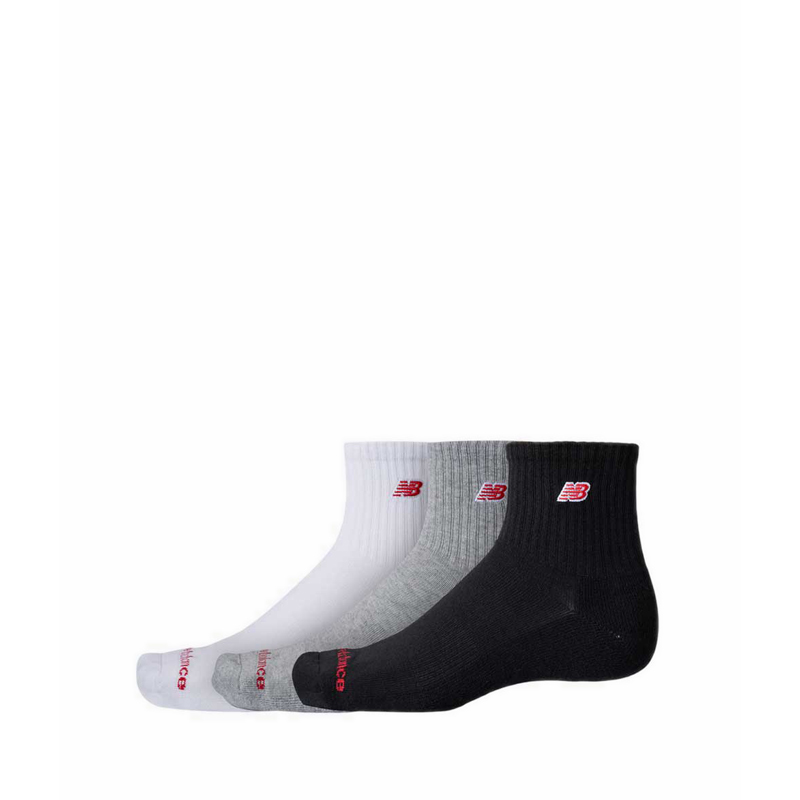 Patch Logo Ankle 3 Pack Unisex's Socks - Multi