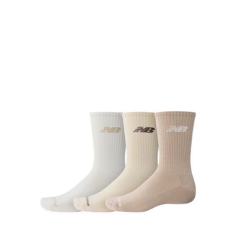 Ribbed Cotton 3 Pack Unisex's Socks - White