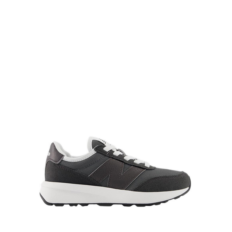 370 Boys Kids Sneakers Shoes - Grey/Black