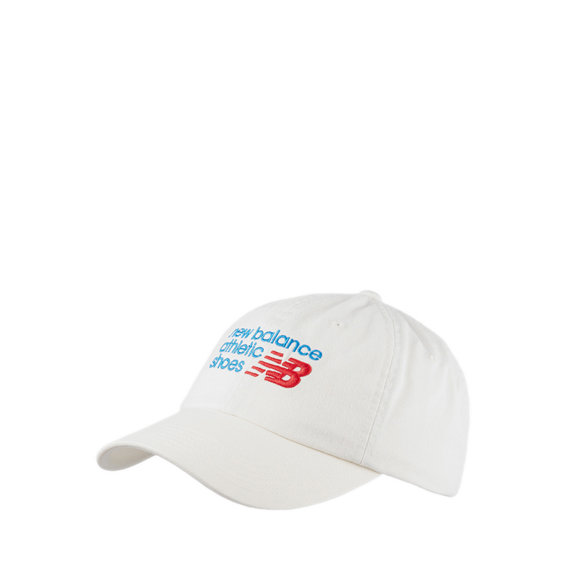 6 Panel  Athletic  Unisex's Hat - White