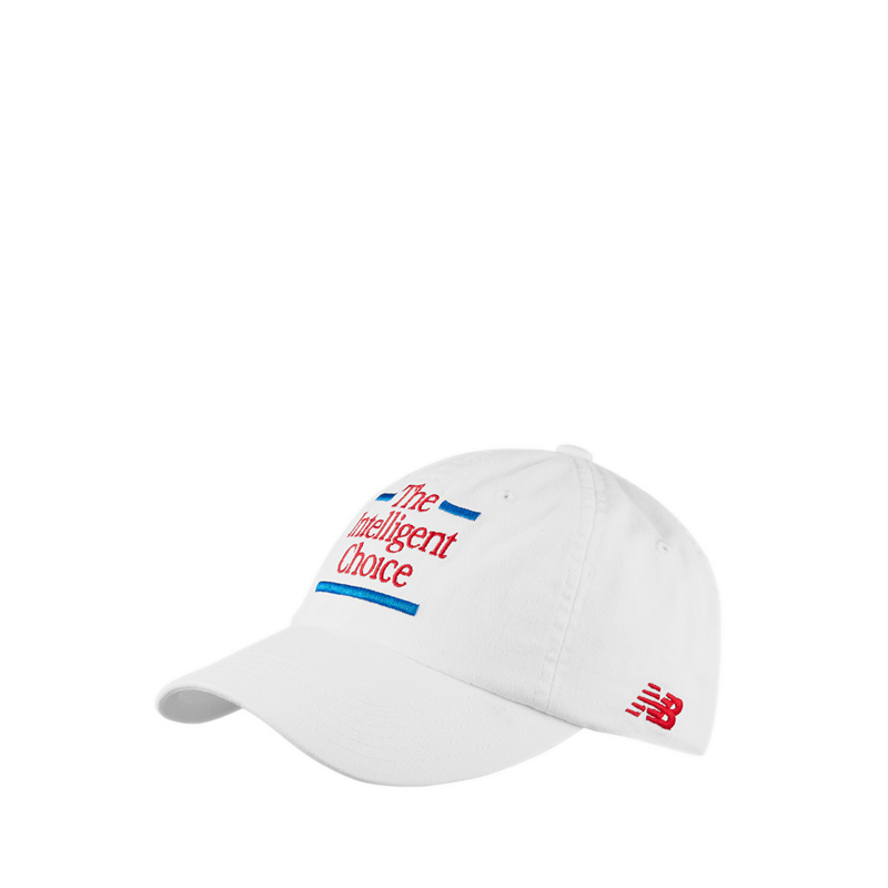 6 Panel The Intelligent Choice Unisex's Hat - White