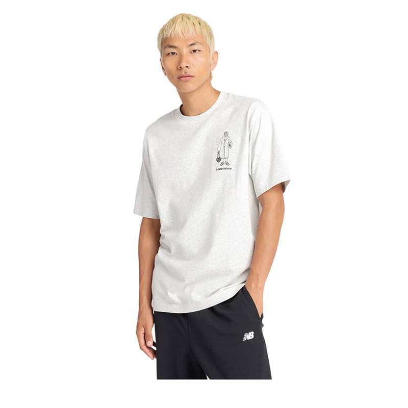 Athletics Relaxed Grandma Men's T-shirt - Grey