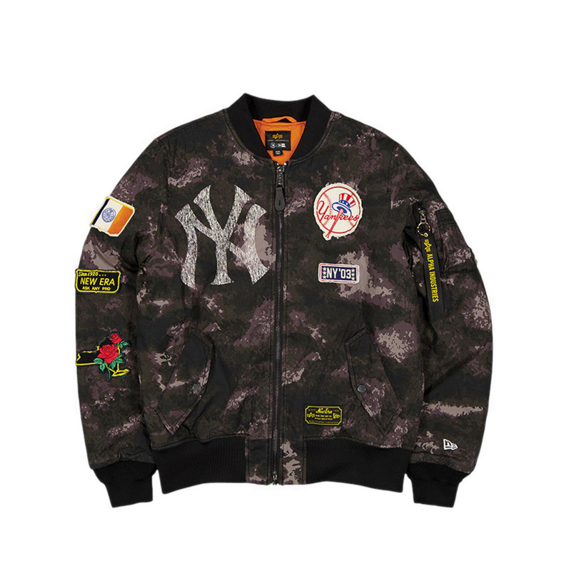 Jacket Alpha Ecom New York Yankees Men's Jacket - Black