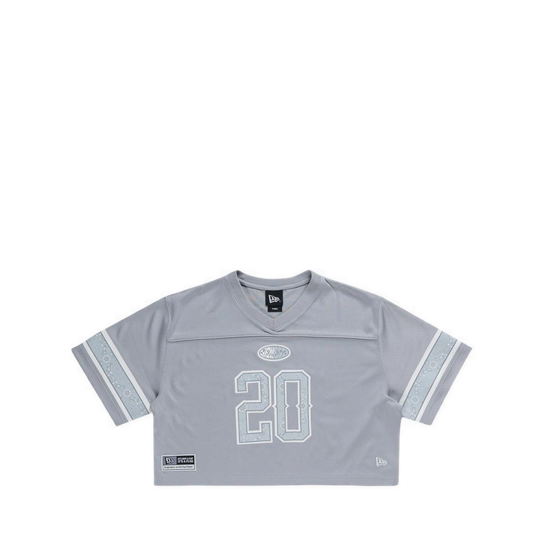 W Crop Ft Jersey Street Swing Women's T-Shirt - Dolphin Gray