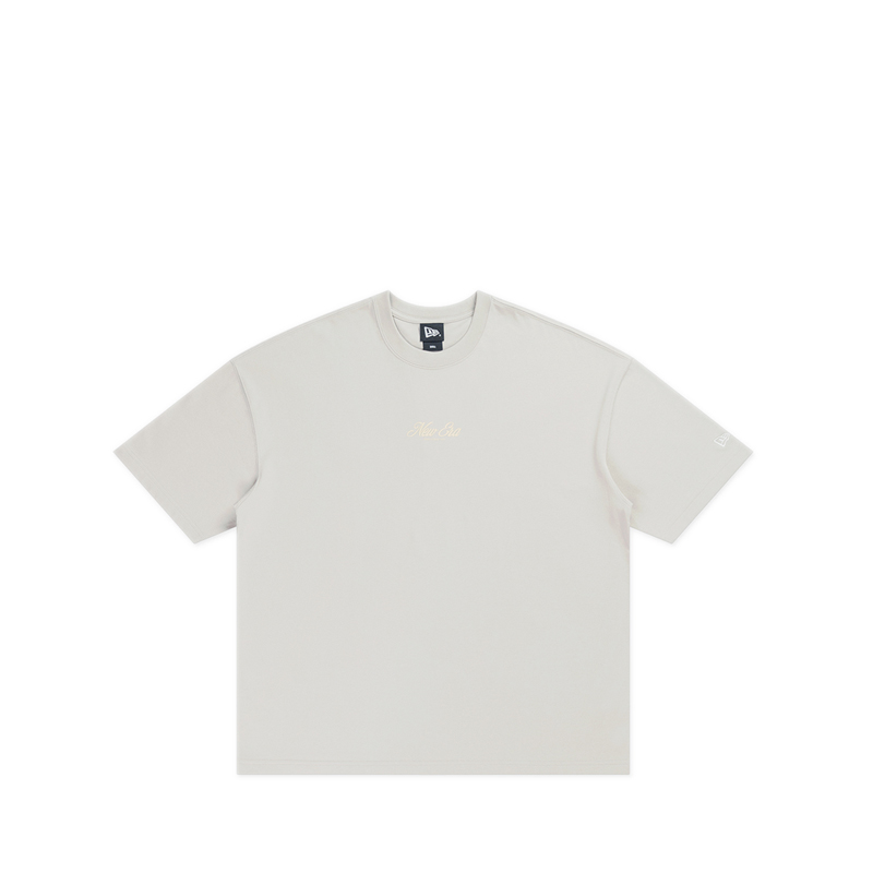 Oversize Ss Tee Ne Soft Serve Graphic Unisex T-Shirt - Stone
