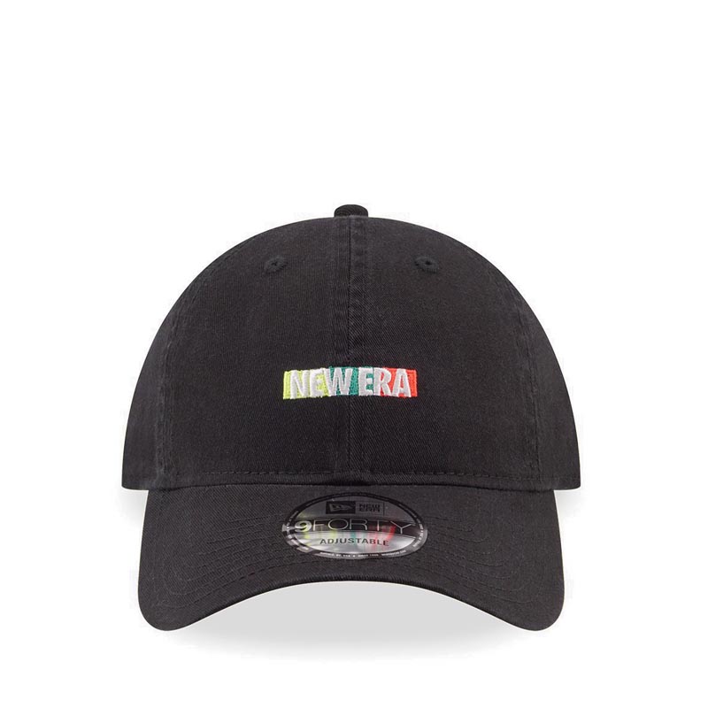 940Unst Colorful Bar Men's Cap - Black