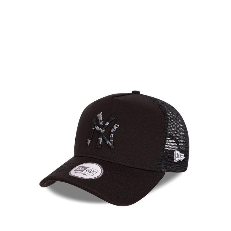 940 New York Yankees A-Frame Trucker - Camo Black
