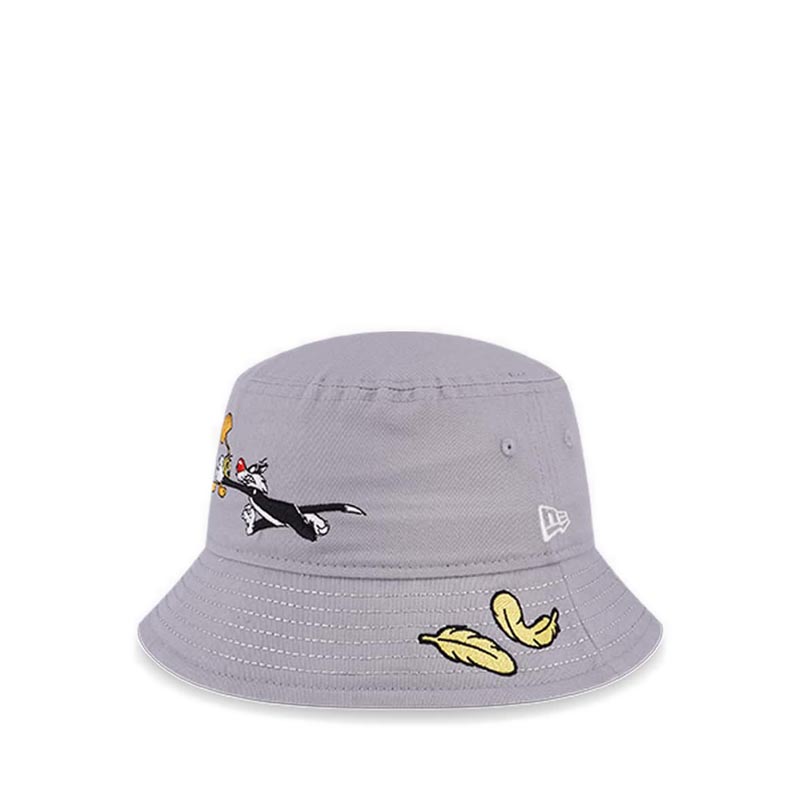 KIDS BUCKET 01 LOONEY TUNES TWEETY GRAY Kids Caps - Gray