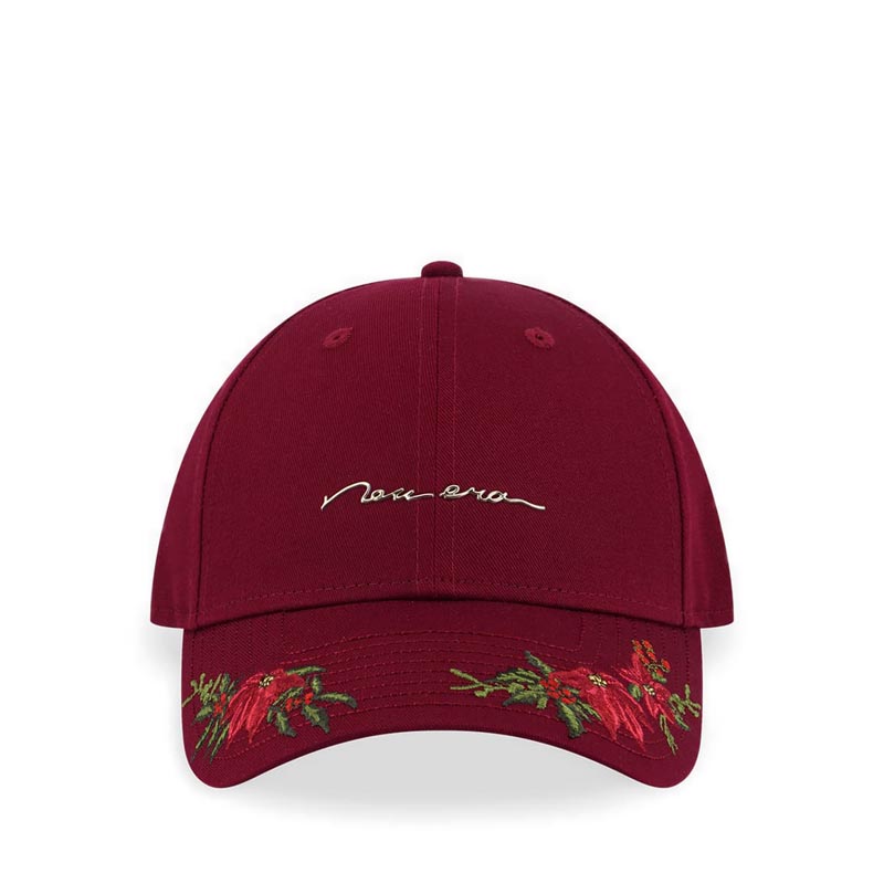 940 CHRISTMAS FLORAL Unisex Caps - Cardinal