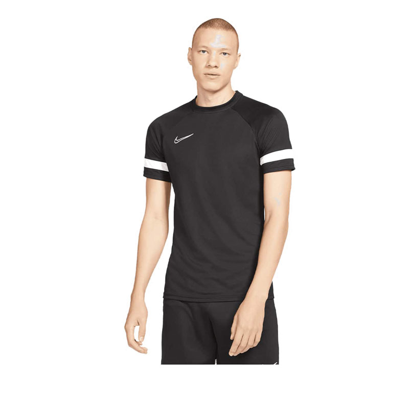 Dri - Fit Academy Men's Short - Sleeve Soccer Top - Black