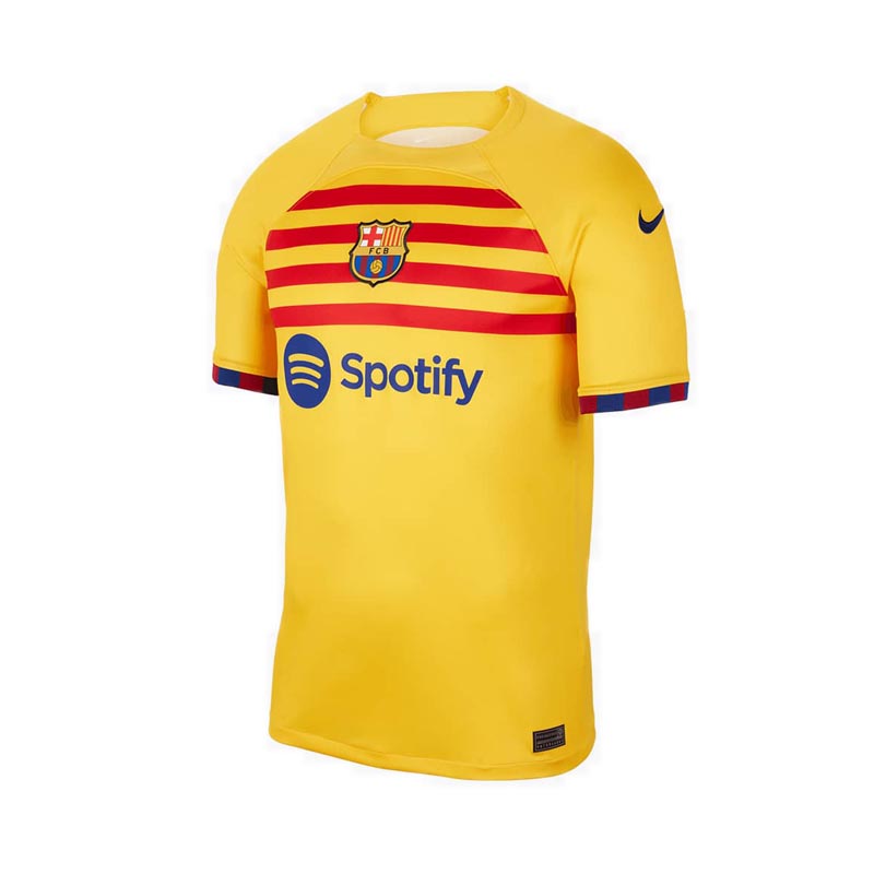 FC Barcelona 2023/24 Stadium Fourth Men's Nike Dri-FIT Soccer Jersey - Yellow