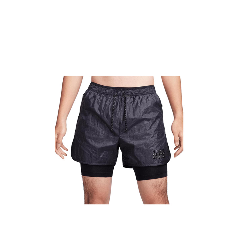 Running Division Repel Men's 7" 2-in-1 Running Shorts - Black