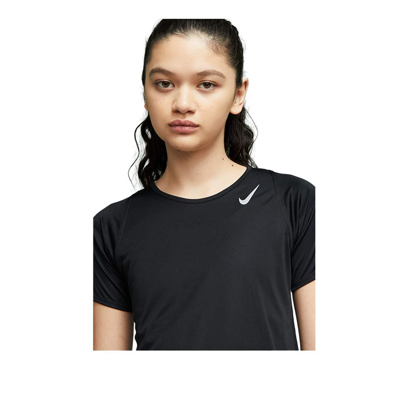 Nike Dri-FIT Race Women's Short-Sleeve Running Top - Black