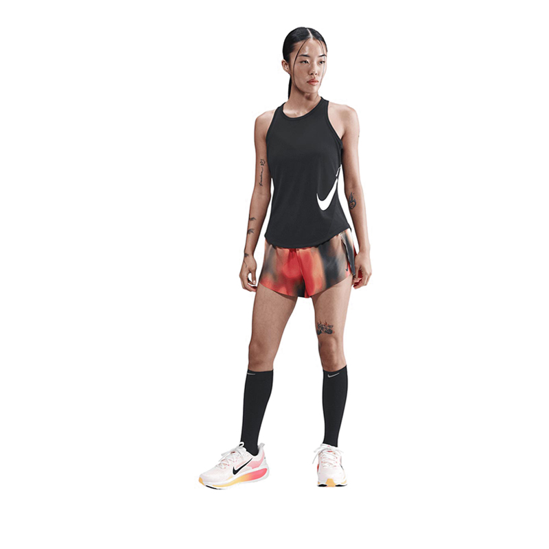 Tempo Swoosh Run Women's Dri-FIT Running Tank Top - Black