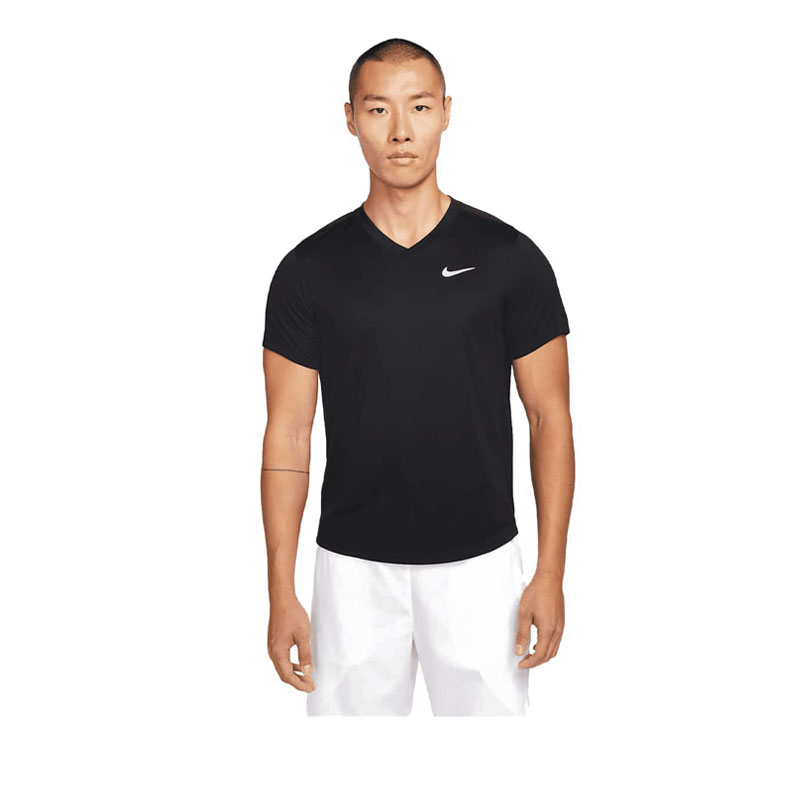 Court Dri - Fit Victory Men's Tennis Top - Black
