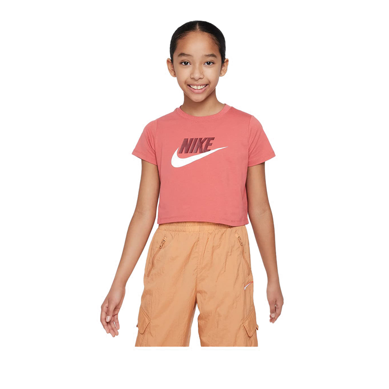 Sportswear Big Kids' (Girls') Cropped T-Shirt - Red