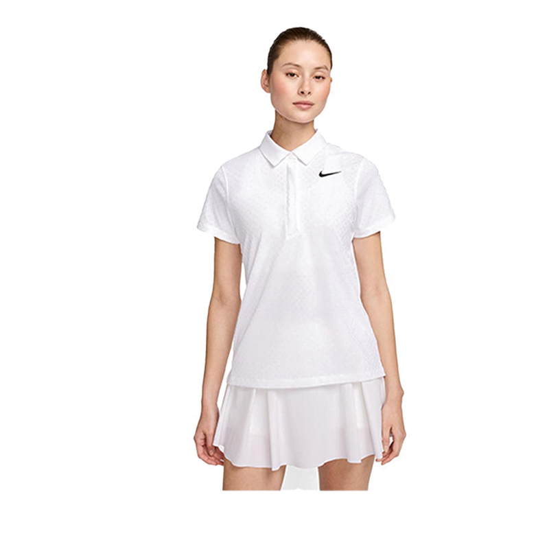 As Fadv Tour Ss Polo Women's - White Black