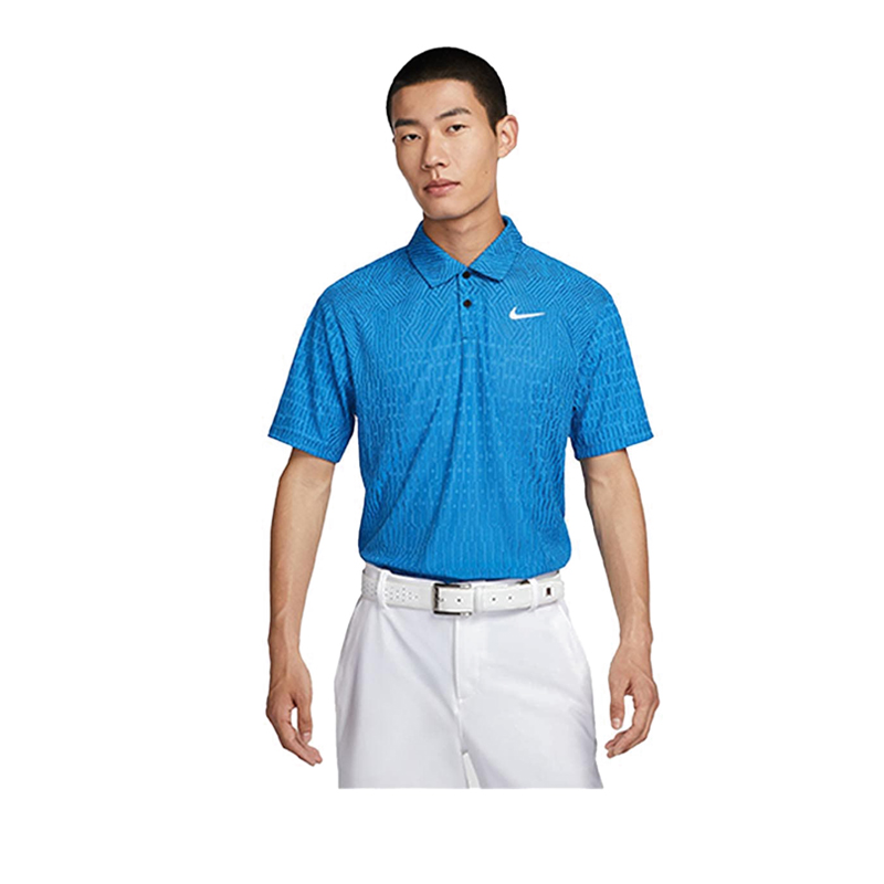 As Dfadv Polo Men's - Lt Photo Blue/Court Blue/White