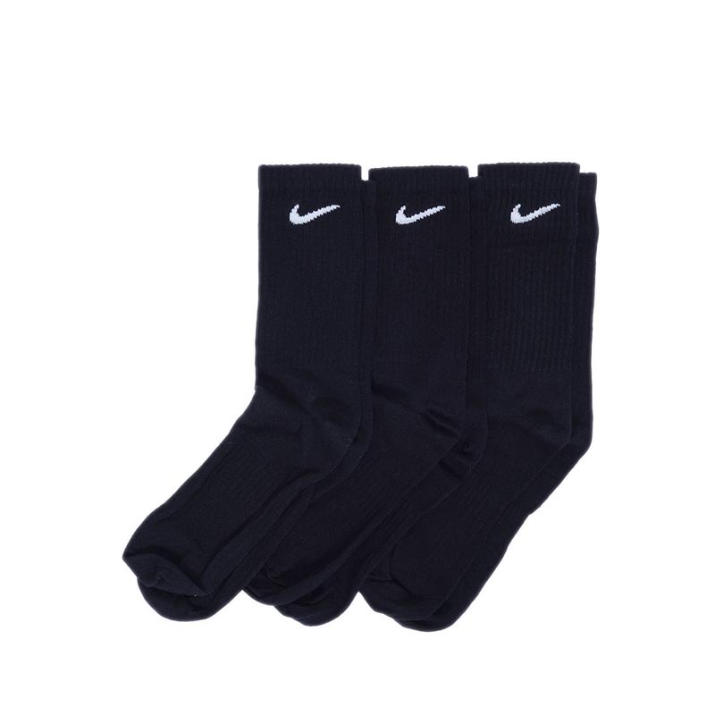 Everyday Lightweight Training Crew Socks (3 Pairs) - Black