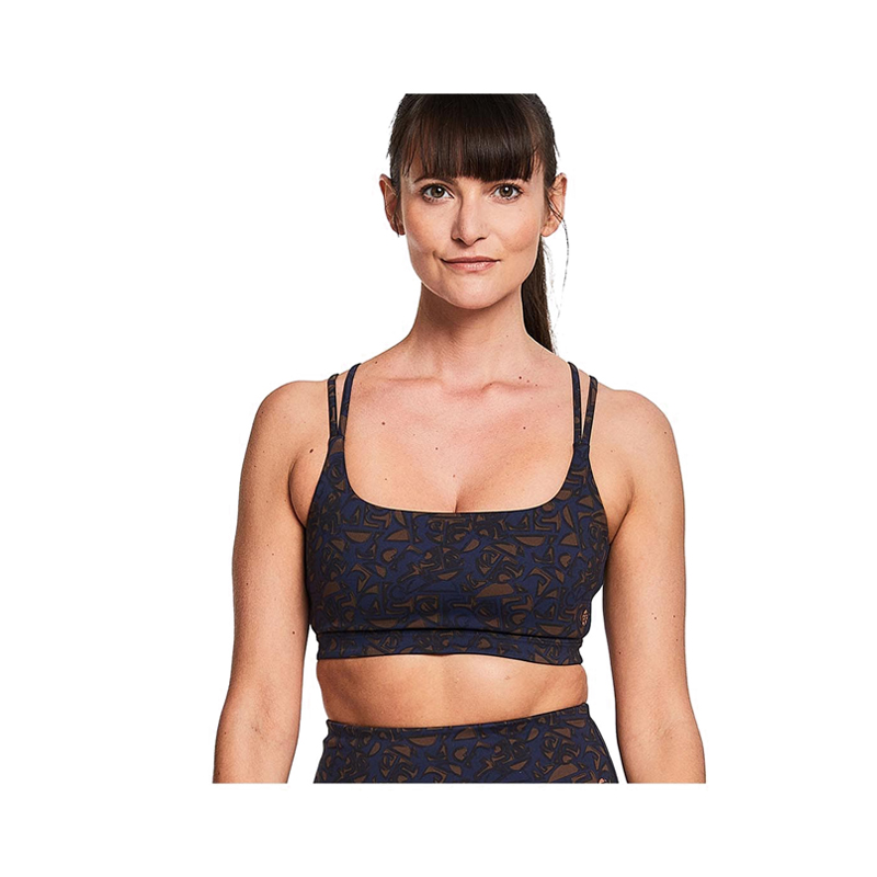 BAHE Dinamica Strappy Women's Active Bra - Symbol Navy