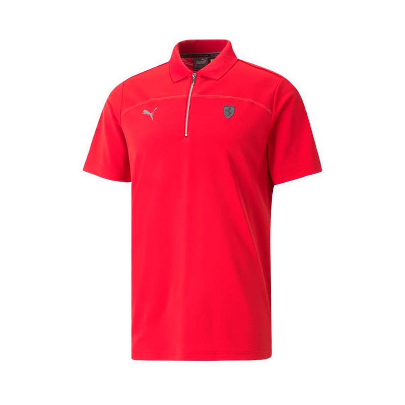 Ferrari Style Men's Polo - Rosso Corsa