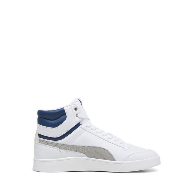 Puma Shuffle Mid Mens Lifestyle Shoes - PUMA White-Concrete Gra