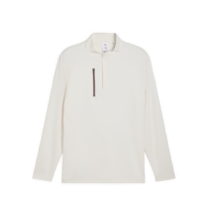 Puma Xx Ap Cloudspun Tech 1/4 Zip Outerwear Men's - Warm White