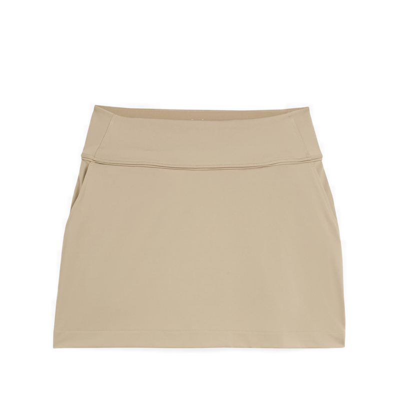 Blake Piped Knit Skirt Women's - Beige
