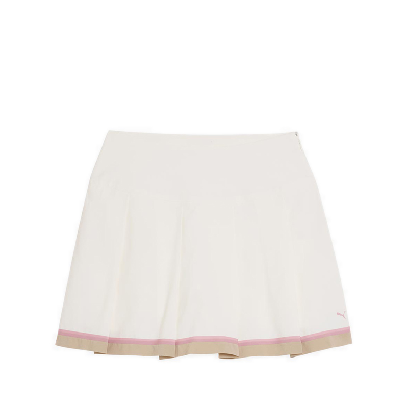 Stripe Pleated Skirt Women's - Warm White