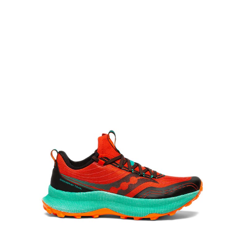 ENDORPHIN TRAIL Men's Running Shoes - Scarlet/Jade
