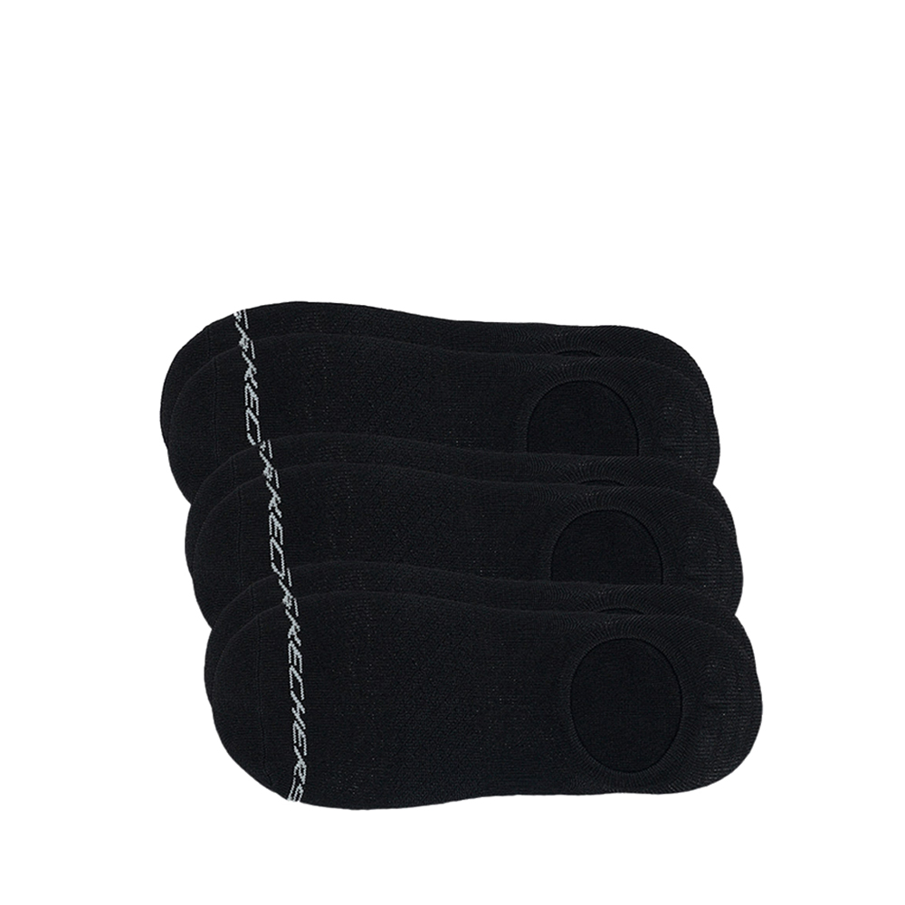 3pk Mens Non Terry No Show Men - Black