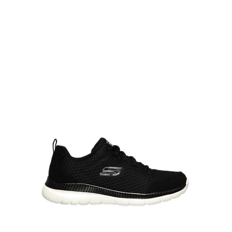 Skechers Bountiful Women's Sneakers Shoes - BLACK/WHITE