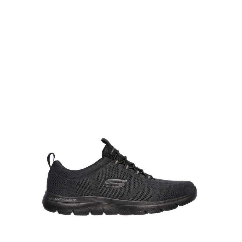 SUMMITS MEN'S SNEAKERS SHOES - BLACK
