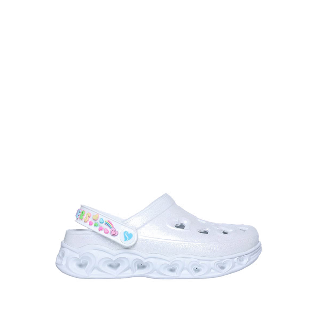 Light Hearted Girl's Sandal - White