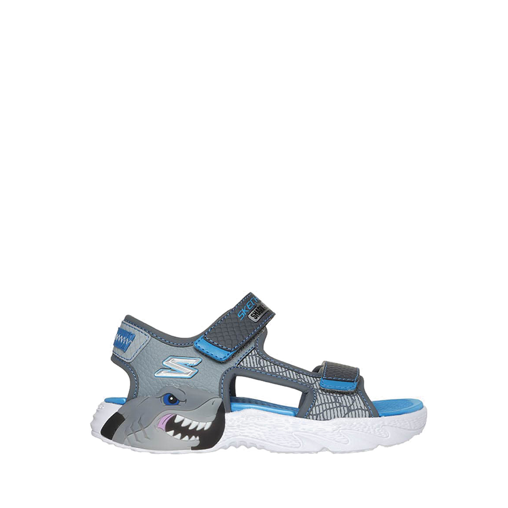 Creature-Splash Boy's Sandal - Charcoal