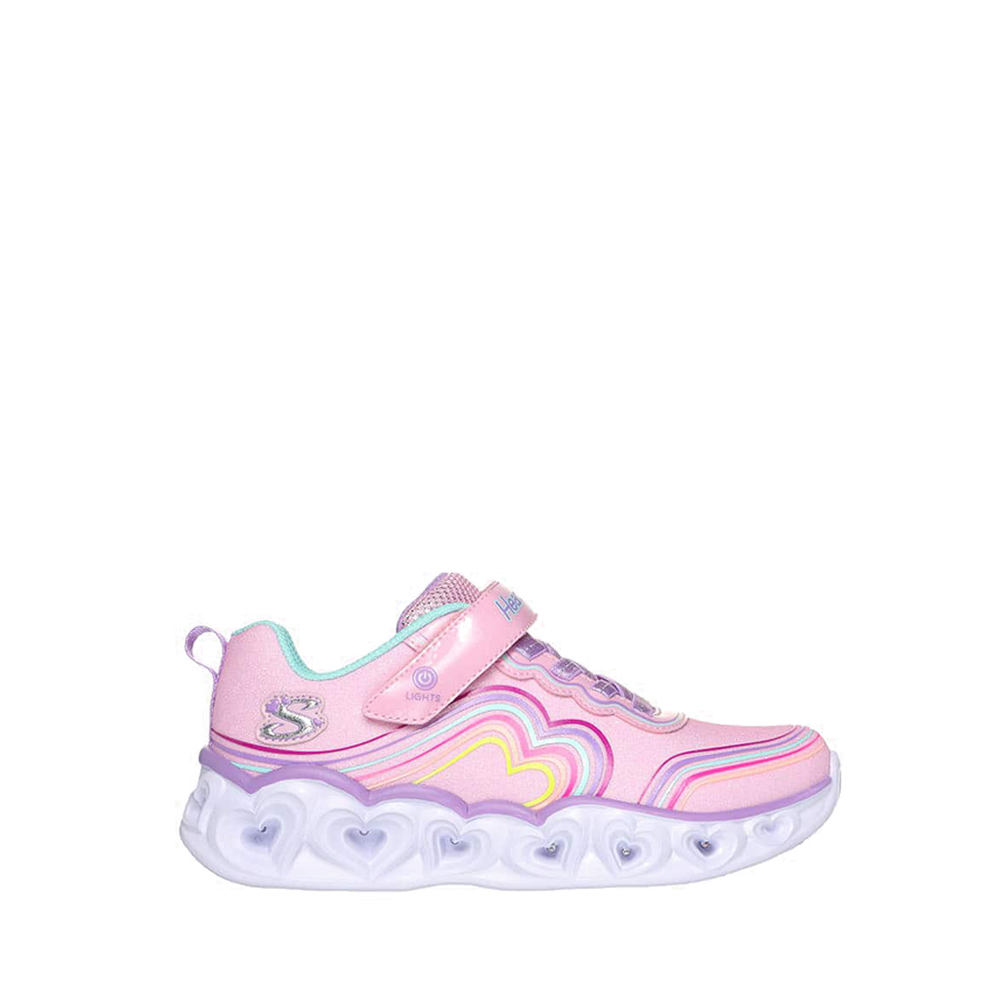 Heart Lights Girl's Shoes - Pink