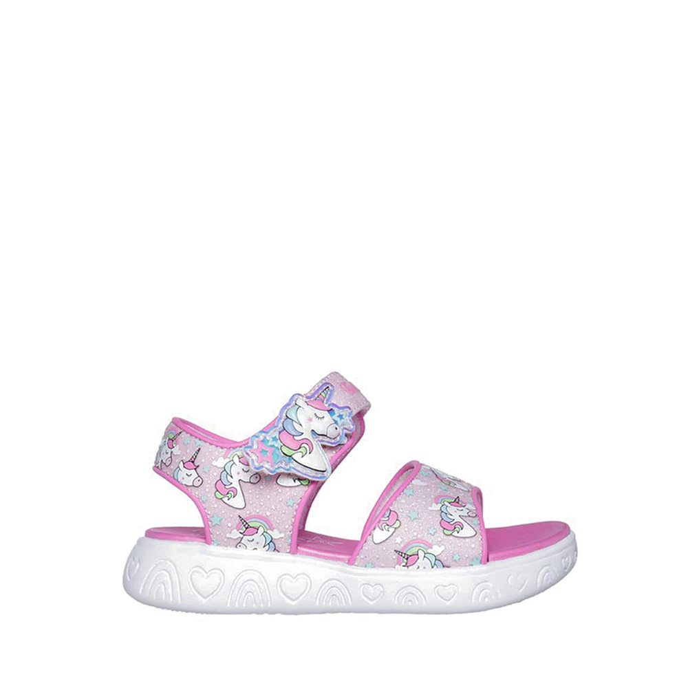 Rainbow Shines Girl's Sandal - Pink